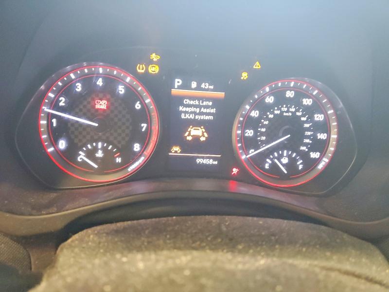 2019 Hyundai Veloster VIN KMHTG6AF5KU007418 COPART salvage auction — FRONT END, Nc - Salvage Certificate Of Title, sold $1,050 on 2026-07-02 (photo 9)