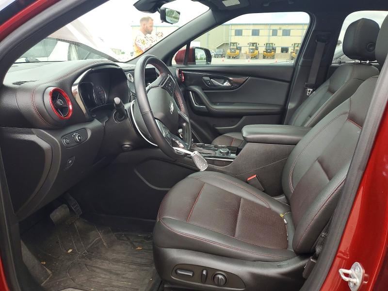 2021 Chevrolet Blazer VIN 3GNKBKRS7MS576273 COPART salvage auction — FRONT END, Tx - Salvage Vehicle Title, sold $9,000 on 2026-07-02 (photo 7)