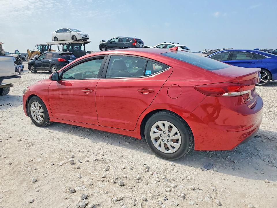 2017 Hyundai Elantra VIN 5NPD74LFXHH154007 COPART salvage auction — SIDE, Tx - Salvage Vehicle Title, sold $675 on 2026-07-30 (photo 2)