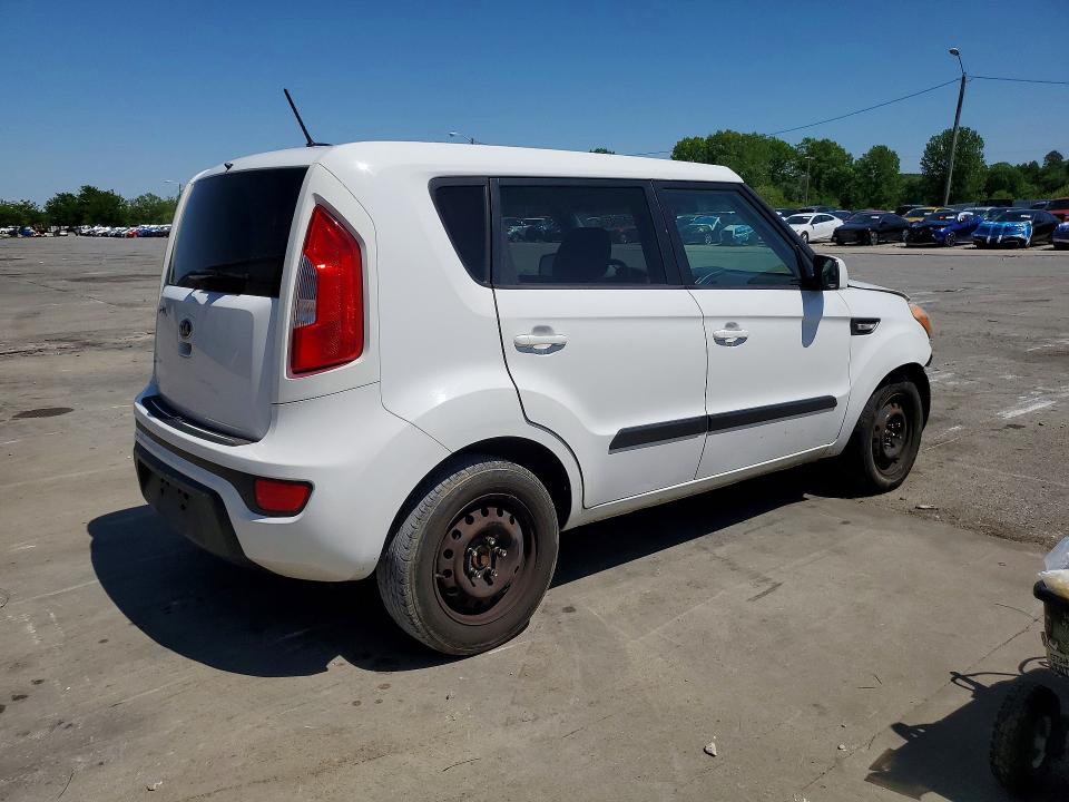 2013 Kia Soul VIN KNDJT2A57D7494033 COPART salvage auction — FRONT END, Salvage Title, sold $125 on 2026-07-30 (photo 3)