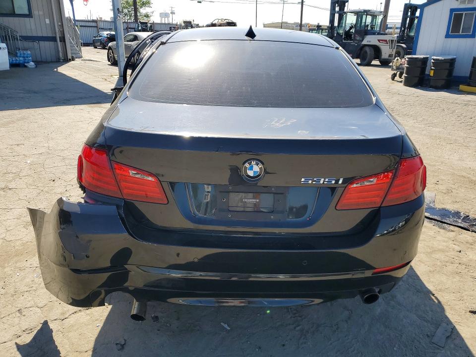 2012 BMW 5er VIN WBAFR7C53CC812683 COPART salvage auction — SIDE, Ca - Salvage Certificate, sold $1,400 on 2026-07-16 (photo 6)