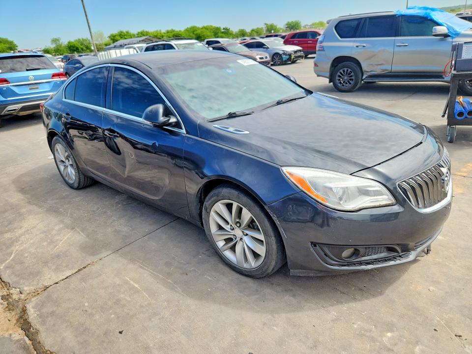 2016 Buick Regal VIN 2G4GK5EX7G9206388 COPART salvage auction — HAIL, Tx - Cert Of Title-Rebuilt Salvage, sold $1,050 on 2026-07-09 (photo 4)