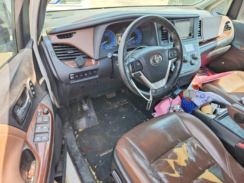 2015 Toyota Sienna VIN 5TDDK3DC9FS117986 COPART salvage auction — FRONT END, Sc - Cert Of Title-Salvage, sold $425 on 2026-07-29 (photo 8)