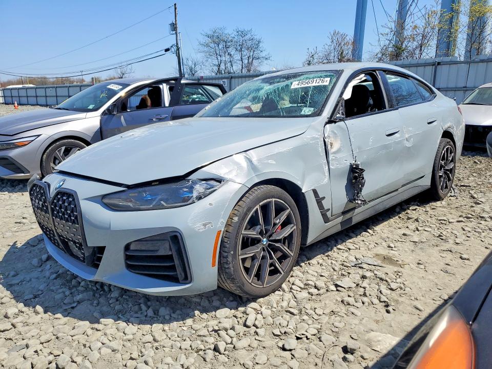 2022 BMW M4 VIN WBA13AW09NFM22634 COPART salvage auction — FRONT END, Nj - Cert Of Title-Salvage, sold $7,500 on 2026-07-20 (photo 1)