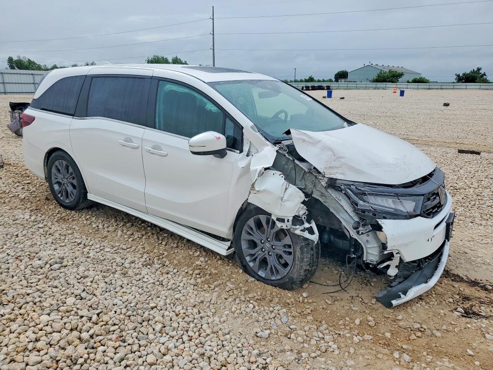 2025 Honda VIN 5FNRL6H8XSB064658 COPART salvage auction — FRONT END, Tx - Salvage Vehicle Title, sold $10,500 on 2026-07-02 (photo 4)