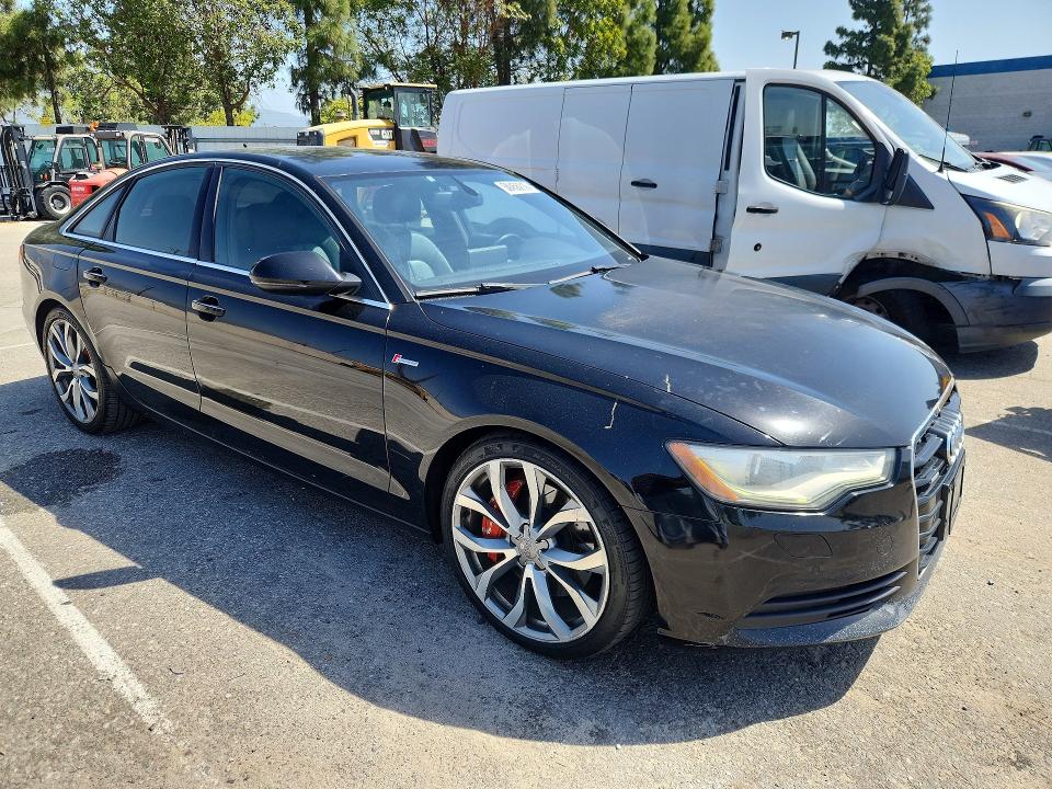 2014 Audi A6 VIN WAUFGAFC5EN131154 COPART salvage auction — SIDE, Salvage Title, sold $1,550 on 2026-07-21 (photo 4)