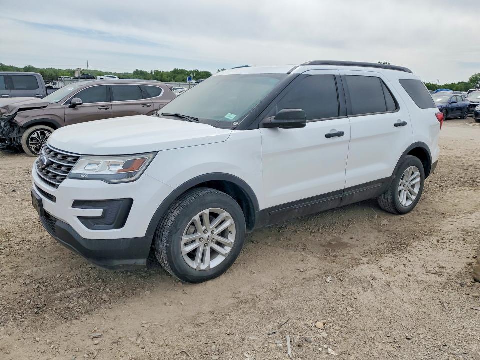 2016 Ford Explorer VIN 1FM5K8B87GGB64084 COPART salvage auction — HAIL, Ks - Cert Of Title-Salvage, sold $4,100 on 2026-07-02 (photo 1)