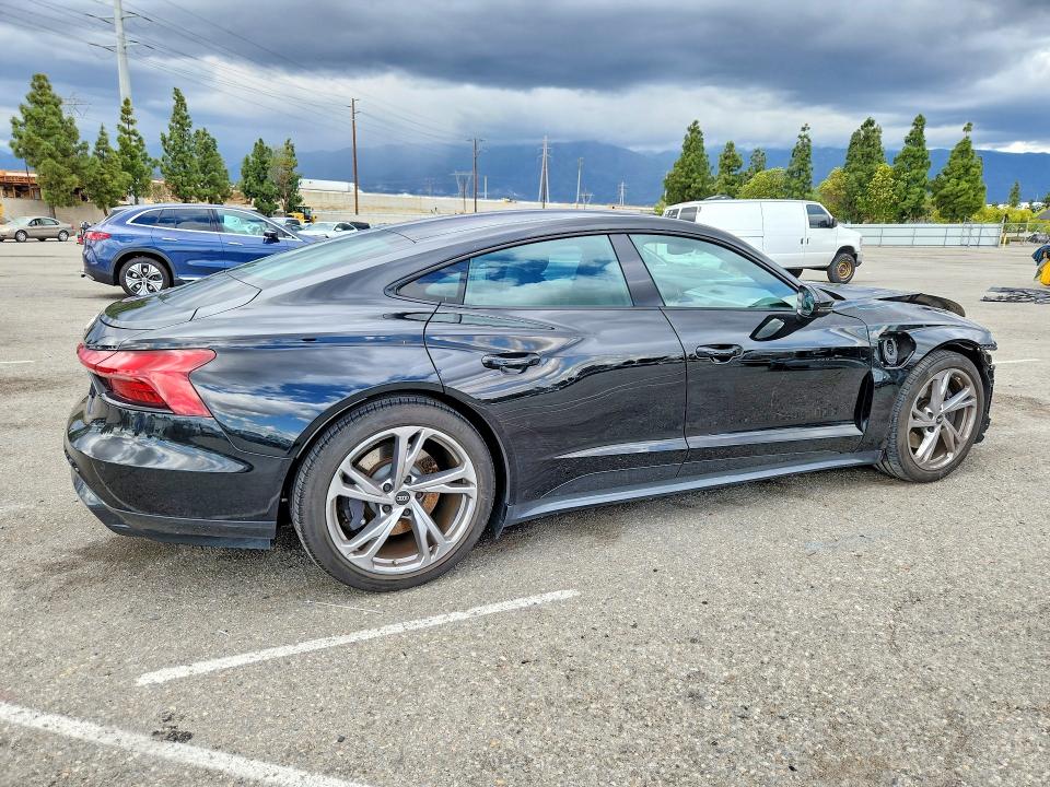 2022 Audi E-tron gt VIN WAUFJBFWXN7010450 COPART salvage auction — FRONT END, Ca - Salvage Certificate, sold $17,700 on 2026-07-28 (photo 3)