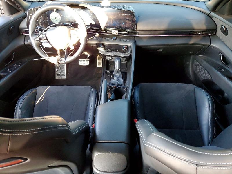 2025 Hyundai Elantra VIN KMHLW4DK2SU025570 COPART salvage auction — FRONT END, Ca - Salvage Certificate, sold $10,500 on 2026-07-02 (photo 8)