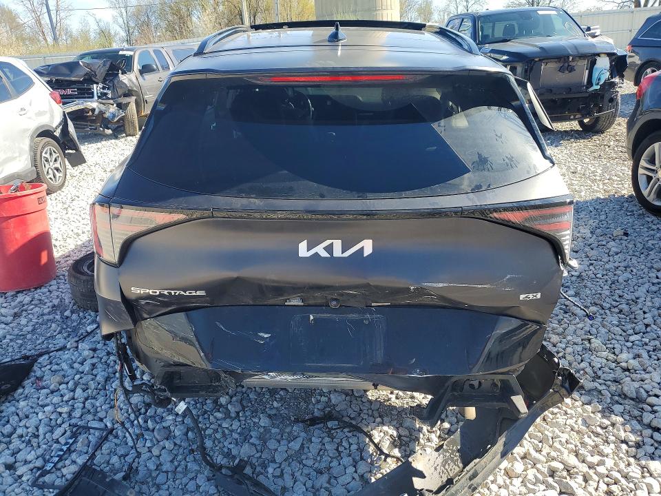 2026 Kia Sportage VIN 5XYK5CDF7TG332140 COPART salvage auction — REAR END, Mi - Scrap Certificate Of Title, sold $8,400 on 2026-07-02 (photo 6)