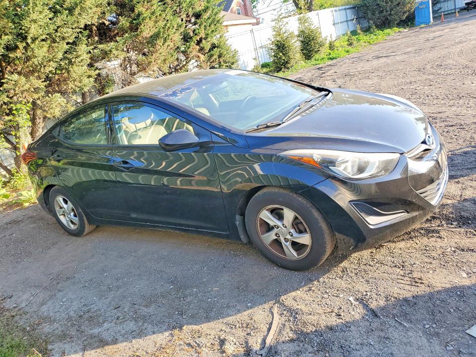 2015 Hyundai Elantra VIN KMHDH4AE3FU437452 COPART salvage auction — FRONT END, Id - Salvage Certificate Of Title, sold $1,300 on 2026-07-13 (photo 4)