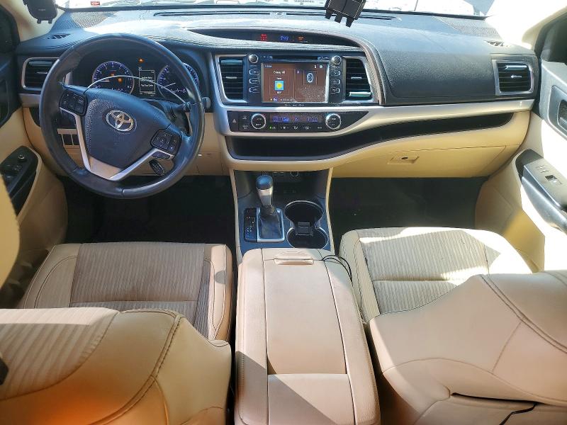 2019 Toyota Highlander VIN 5TDBZRFH7KS700663 COPART salvage auction — FRONT END, Ar - Cert Of Title-Salvage, sold $8,100 on 2026-07-06 (photo 8)