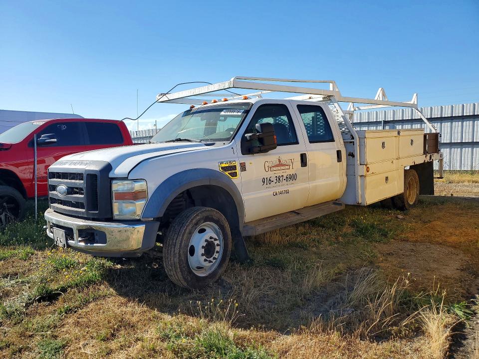 2008 Ford F-450 super duty VIN 1FDXW46R18EB29143 COPART salvage auction — SIDE, Ca - Dis/Dlr/Exp Only Clean Title, sold $3,500 on 2026-07-09 (photo 1)