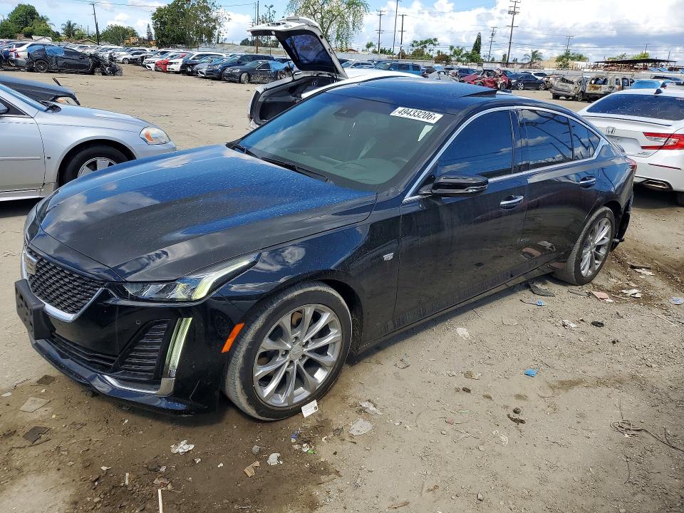 2024 Cadillac Ct5 VIN 1G6DN5RW5R0100831 COPART salvage auction — SIDE, Ca - Salvage Certificate, sold $15,000 on 2026-07-09 (photo 1)