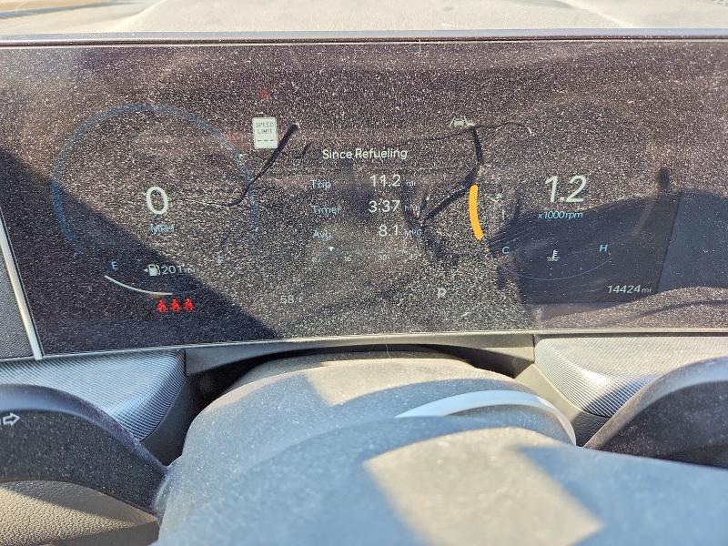 2024 Hyundai Sonata VIN KMHL14JA2RA356185 COPART salvage auction — FRONT END, Pa - Certificate Of Salvage, sold $1,050 on 2026-07-21 (photo 9)