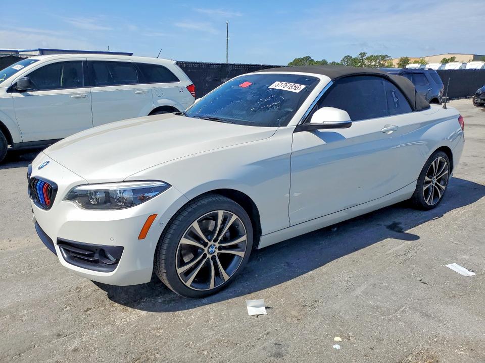 2018 BMW 2er VIN WBA2M7C50JVD51623 COPART salvage auction — MINOR DENT/SCRATCHES, Fl - Certificate Of Title, sold $6,400 on 2026-07-28 (photo 1)