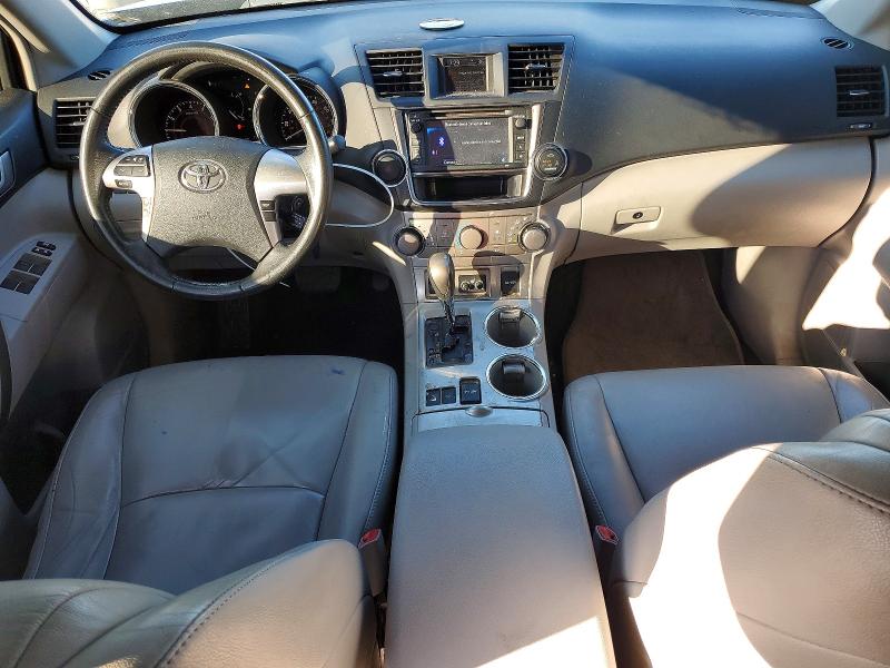 2013 Toyota Highlander VIN 5TDBK3EH0DS218557 COPART salvage auction — FRONT END, Id - Salvage Certificate Of Title, sold $750 on 2026-07-27 (photo 8)