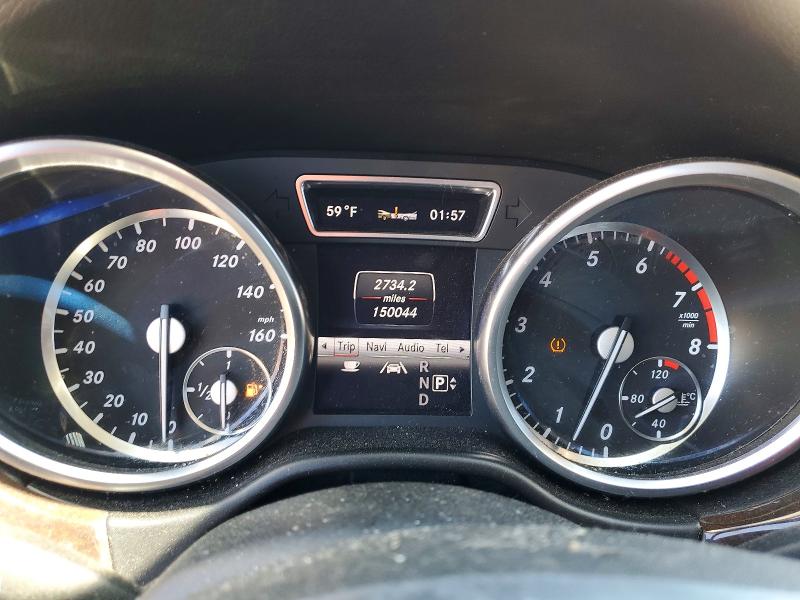 2013 Mercedes-benz Ml-class VIN 4JGDA5HB6DA137621 COPART salvage auction — MINOR DENT/SCRATCHES, MD - CERTIFICATE OF TITLE, sold $4,700 on 2026-07-02 (photo 9)