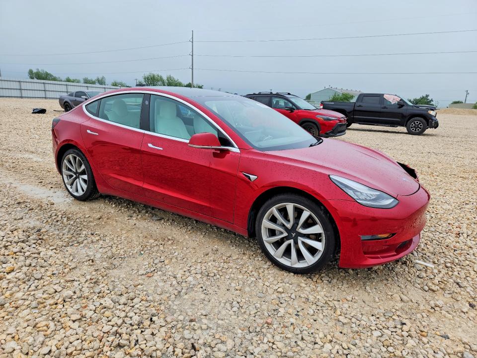 2020 Tesla Model 3 VIN 5YJ3E1EA4LF775168 COPART salvage auction — FRONT END, Tx - Salvage Vehicle Title, sold $5,900 on 2026-07-04 (photo 4)
