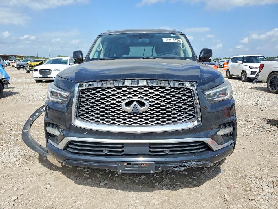 2018 Infiniti Qx80 VIN JN8AZ2NF0J9661614 COPART salvage auction — FRONT END, Tx - Salvage Vehicle Title, sold $875 on 2026-07-23 (photo 5)