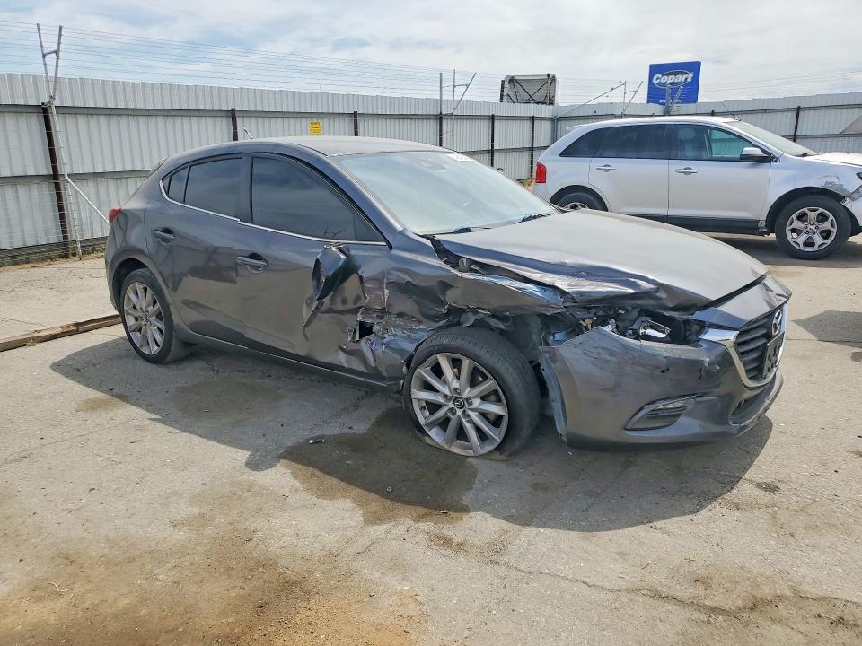 2017 Mazda 3 VIN 3MZBN1L75HM150894 COPART salvage auction — FRONT END, Ca - Salvage Certificate, sold $675 on 2026-07-10 (photo 4)