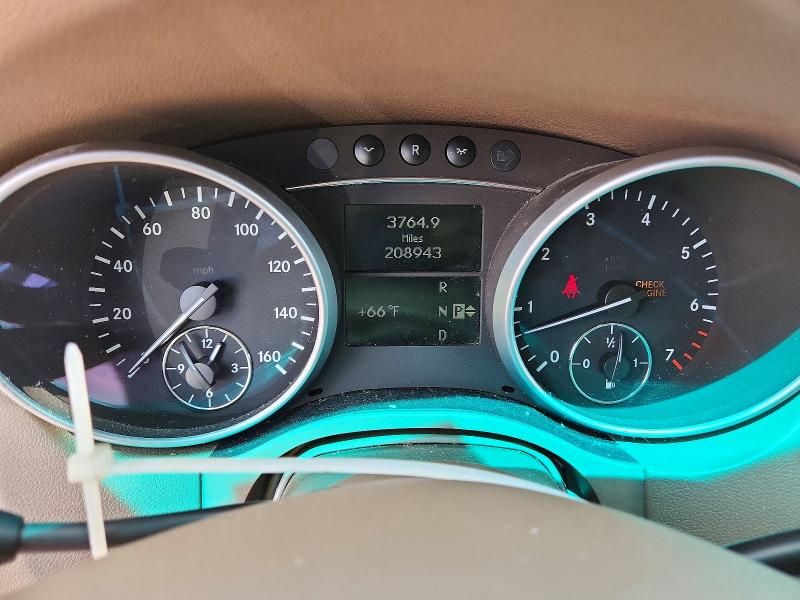 2008 Mercedes-benz Ml-class VIN 4JGBB86E58A385206 COPART salvage auction — REAR END, Tx - Salvage Vehicle Title, sold $350 on 2026-07-10 (photo 9)