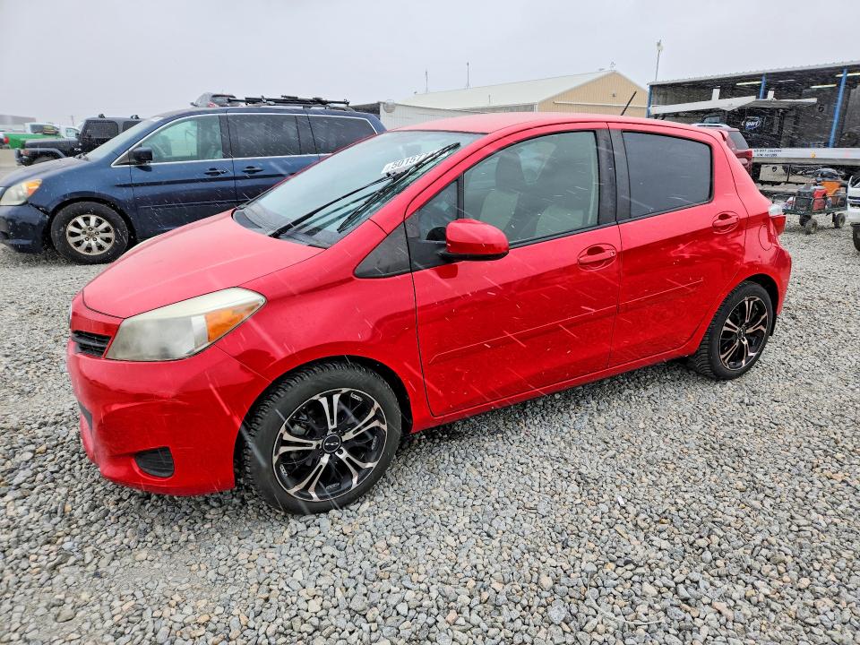 2014 Toyota Yaris VIN JTDKTUD31ED581620 COPART salvage auction — SIDE, Id - Salvage Certificate Of Title, sold $3,250 on 2026-07-02 (photo 1)