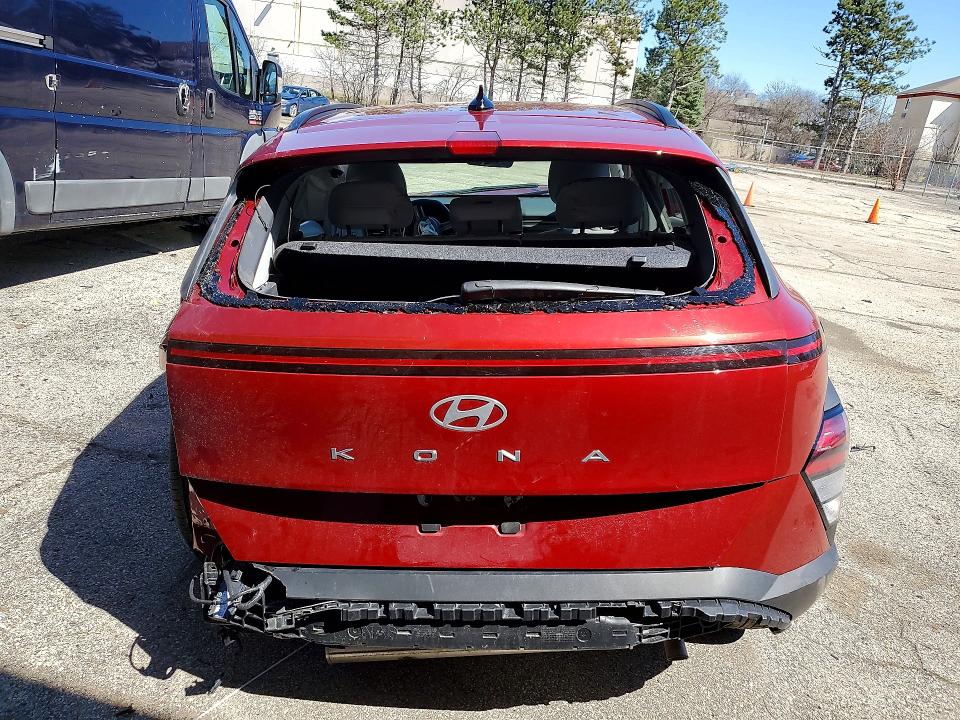 2025 Hyundai Kona VIN KM8HB3AB0SU307433 COPART salvage auction — ALL OVER, FL - CERT OF TITLE SLVG REBUILDABLE, sold $2,300 on 2026-07-20 (photo 6)