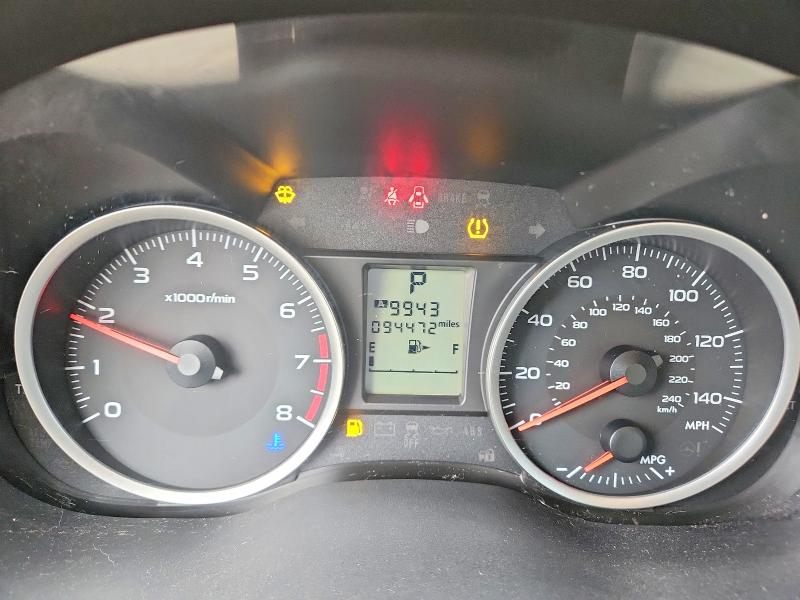 2014 Subaru Xv VIN JF2GPAVC8E8337576 COPART salvage auction — FRONT END, Co - Salvage Title, sold $2,900 on 2026-07-13 (photo 9)