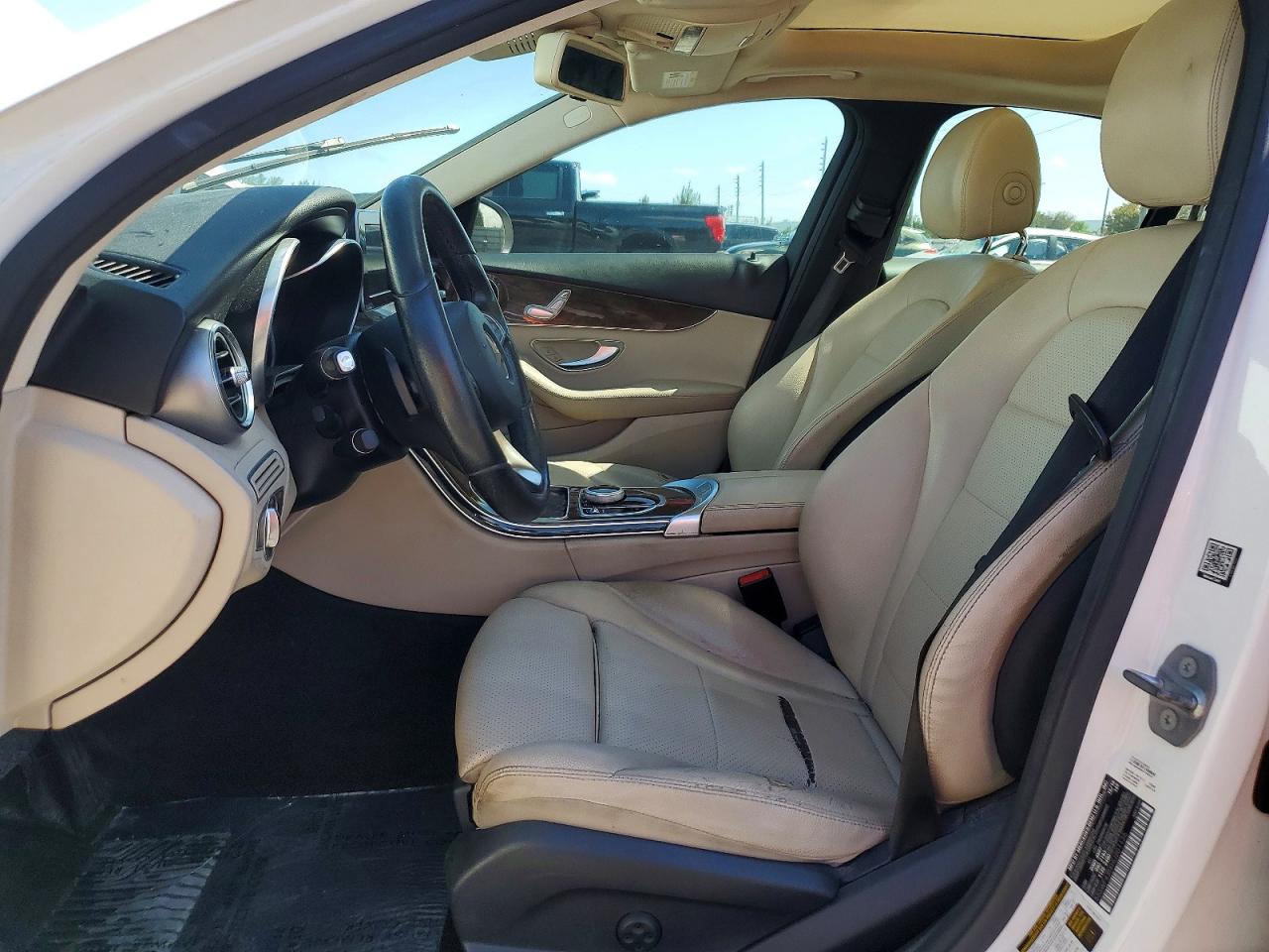 2017 Mercedes-Benz C-Class VIN 55SWF4JBXHU201125 COPART salvage auction — Stripped, FL - CERTIFICATE OF TITLE, sold $1,050 on 2026-07-01 (photo 7)
