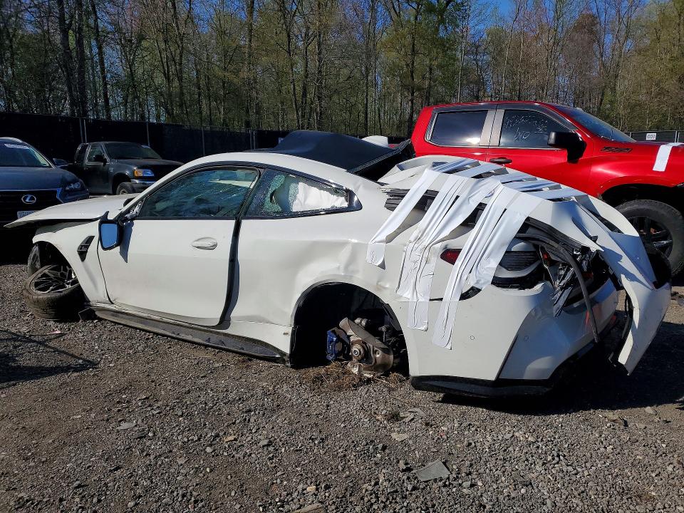 2022 BMW M4 VIN WBS43AZ04NCK24016 COPART salvage auction — ROLLOVER, Md - Cert Of Salvage > 75% Damage, sold $10,500 on 2026-07-10 (photo 2)