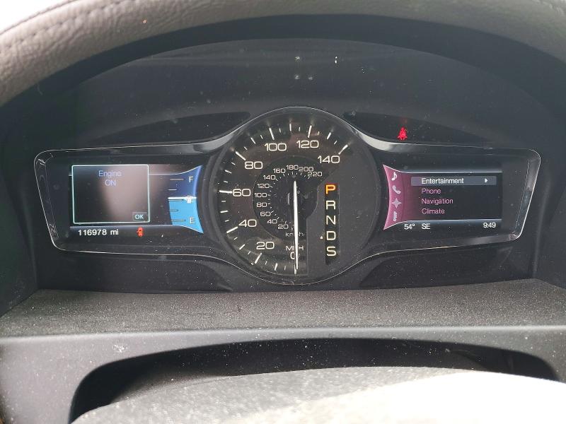 2013 Lincoln Mkx VIN 2LMDJ8JK0DBL35924 COPART salvage auction — FRONT END, Il - Salvage Certificate, sold $1,050 on 2026-07-10 (photo 9)