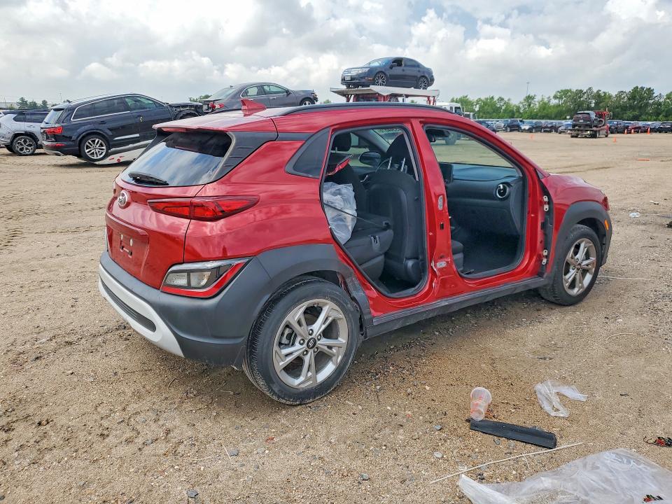 2022 Hyundai Kona VIN KM8K32AB1NU861873 COPART salvage auction — SIDE, TX - CERTIFICATE OF TITLE, sold $200 on 2026-07-28 (photo 3)