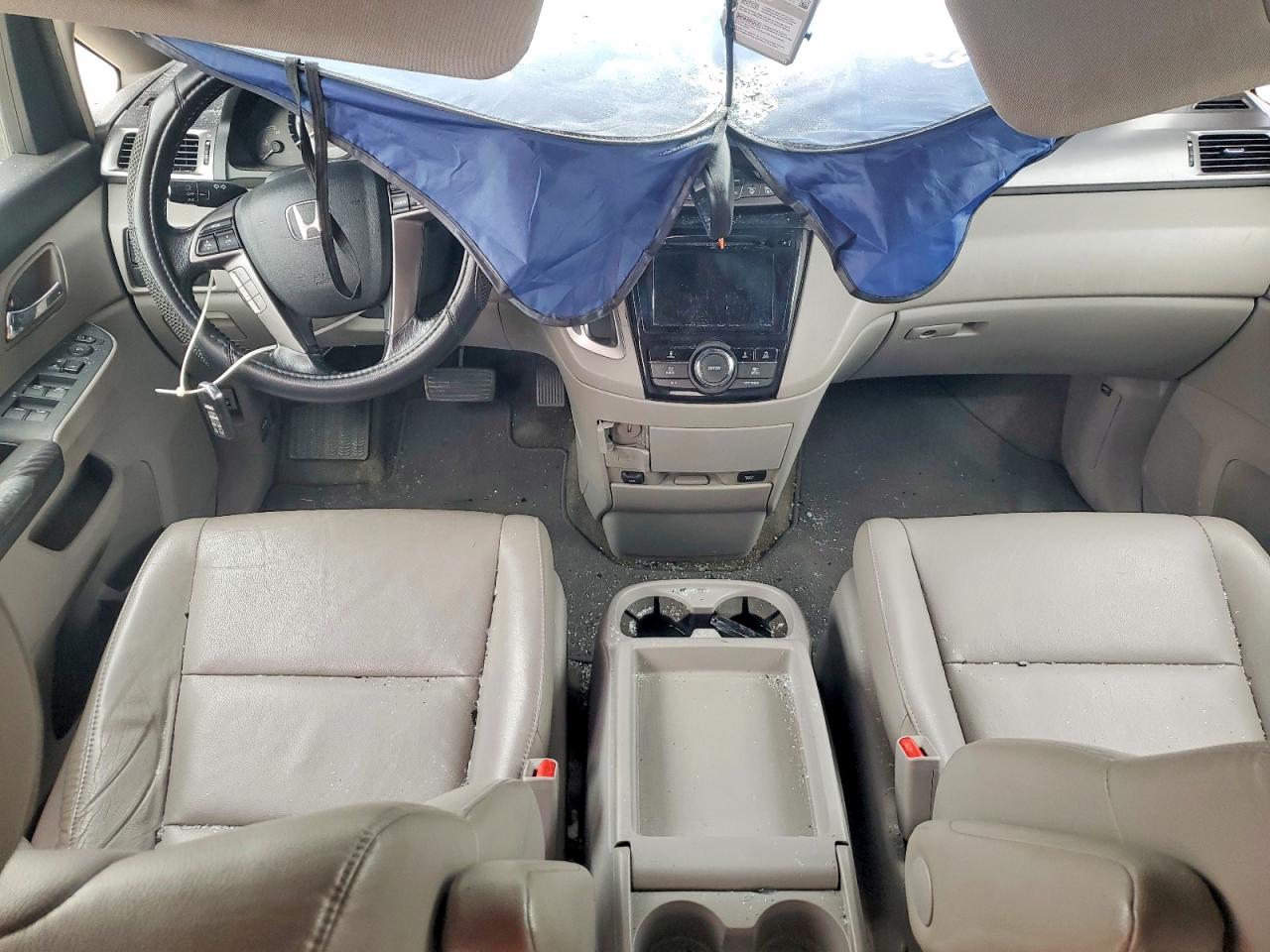 2014 Honda Odyssey VIN 5FNRL5H68EB035799 COPART salvage auction — Top/Roof, TX - SALVAGE VEHICLE TITLE, sold $1,550 on 2026-07-07 (photo 8)