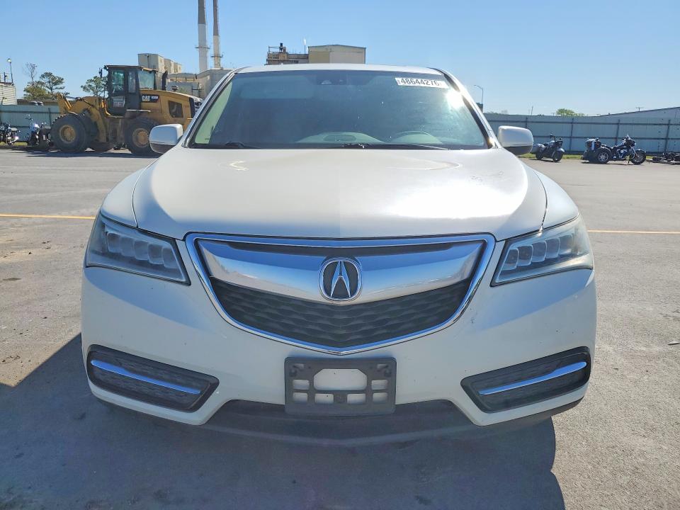 2014 Acura Mdx VIN 5FRYD4H47EB042873 COPART salvage auction — FRONT END, Ok - Certificate Of Title, sold $3,150 on 2026-07-24 (photo 5)