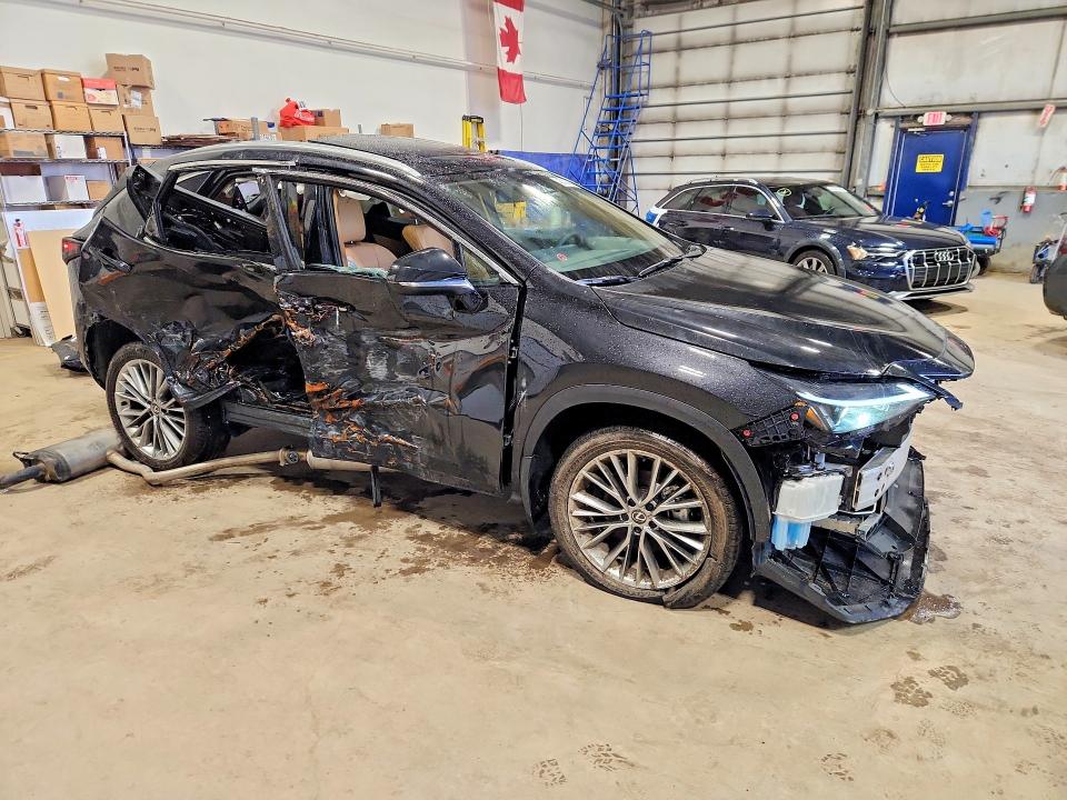 2025 Lexus Nx VIN 2T2GGCEZ6SC089452 COPART salvage auction — FRONT END, Salvage Title, sold $11,300 on 2026-07-09 (photo 4)
