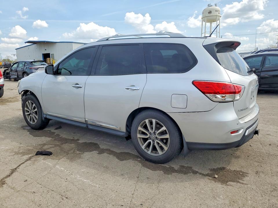 2014 Nissan Pathfinder VIN 5N1AR2MM5EC646512 COPART salvage auction — FRONT END, Il - Salvage Certificate, sold $400 on 2026-07-03 (photo 2)