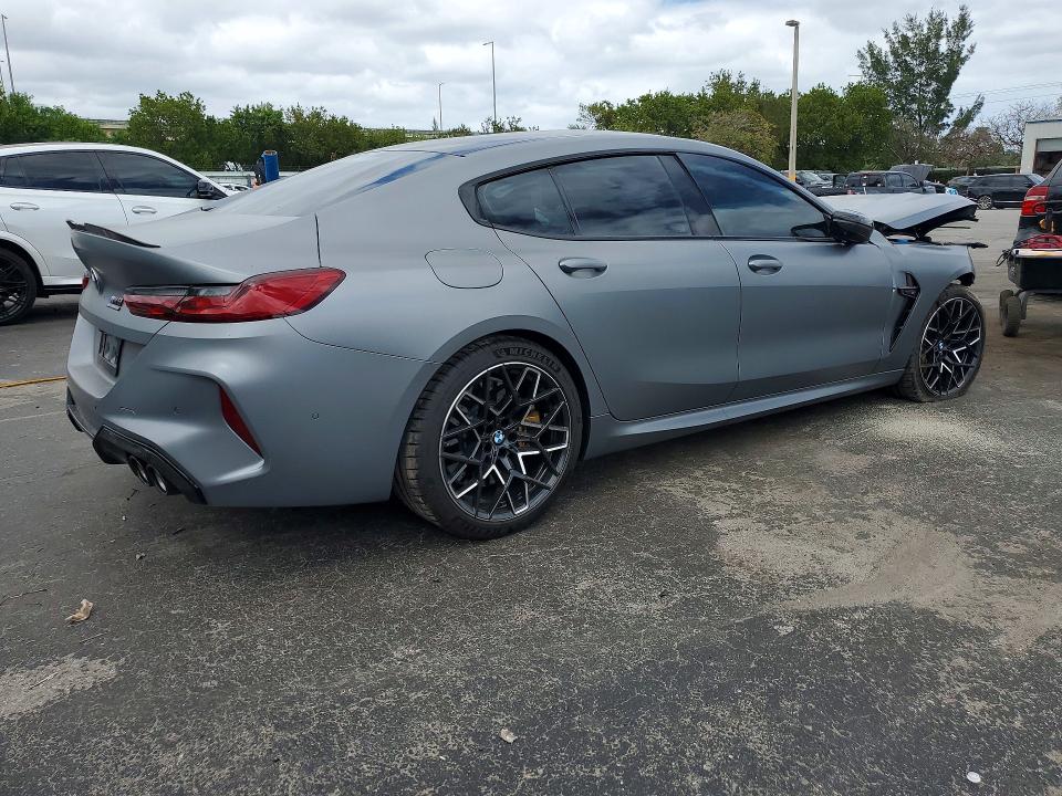 2025 BMW M8 VIN WBSGV0C07SCV33680 COPART salvage auction — FRONT END, Fl - Cert Of Title Slvg Rebuildable, sold $12,100 on 2026-07-27 (photo 3)