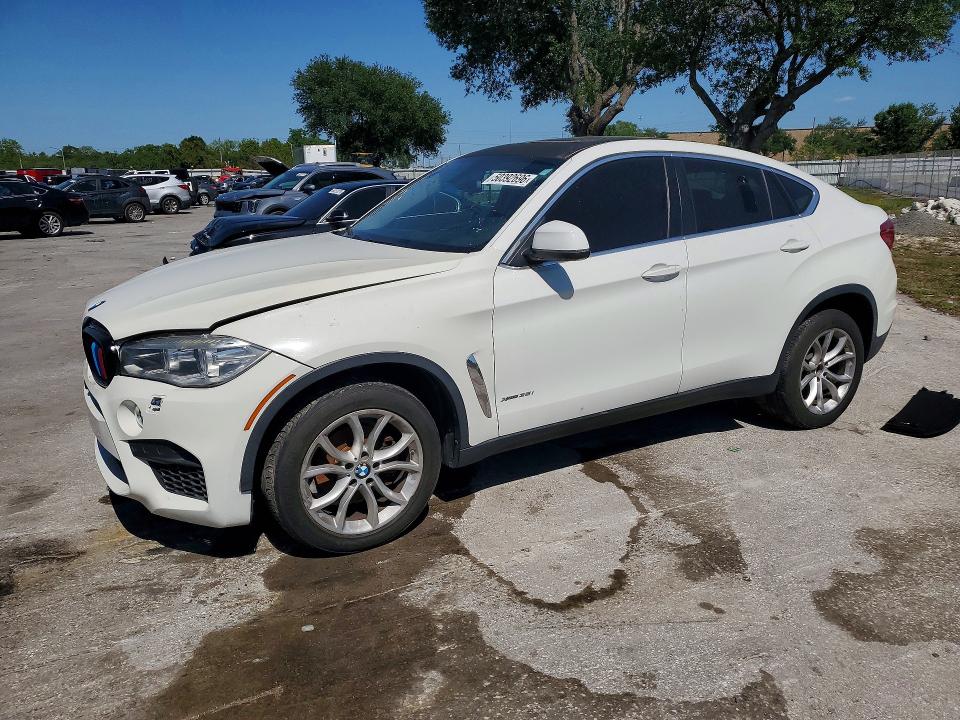 2016 BMW X6 VIN 5UXKU2C56G0N82808 COPART salvage auction — MECHANICAL, Fl - Cert Of Title-Rebuilt, sold $7,000 on 2026-07-07 (photo 1)
