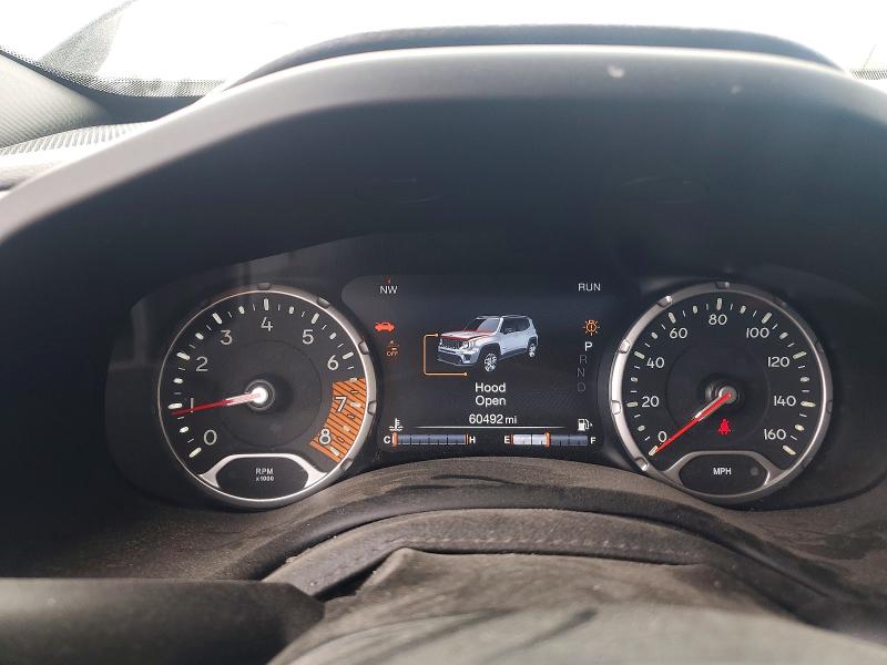 2021 Jeep Renegade VIN ZACNJCBB7MPM22427 COPART salvage auction — REAR END, Ar - Cert Of Title-Salvage, sold $3,450 on 2026-07-08 (photo 9)
