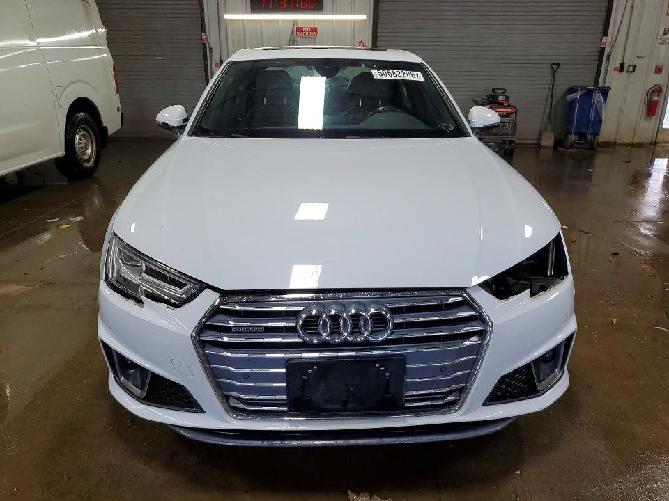 2019 Audi A4 VIN WAUENAF48KN006235 COPART salvage auction — SIDE, IL - SALVAGE CERTIFICATE, sold $6,200 on 2026-07-07 (photo 5)