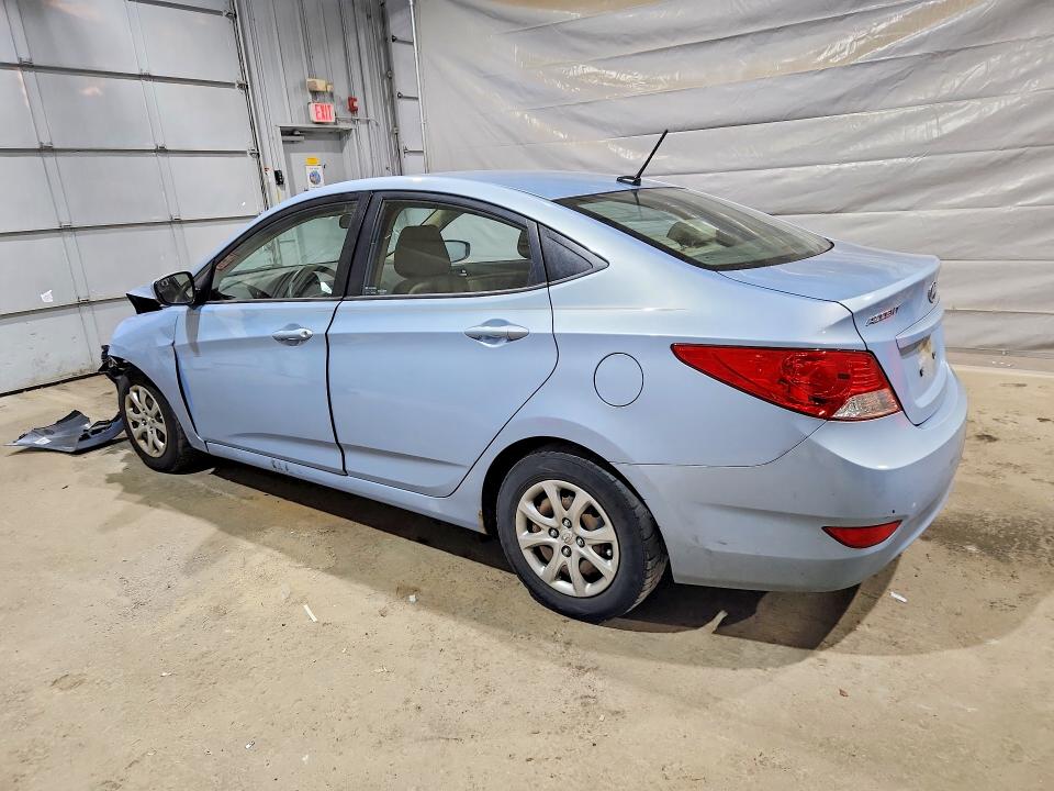 2014 Hyundai Accent VIN KMHCT4AE9EU720351 COPART salvage auction — FRONT END, NH - CERT OF TITLE-SALVAGE, sold $325 on 2026-07-02 (photo 2)