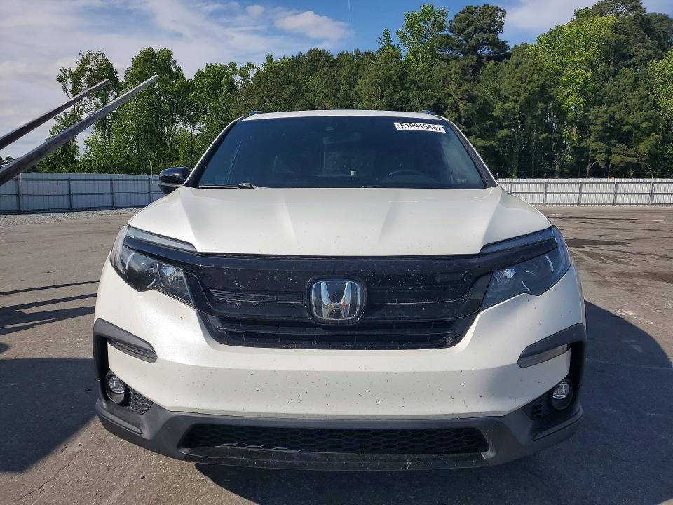 2022 Honda Pilot VIN 5FNYF6H87NB063717 COPART salvage auction — SIDE, NC - SALVAGE CERTIFICATE OF TITLE, sold $1,000 on 2026-07-09 (photo 5)