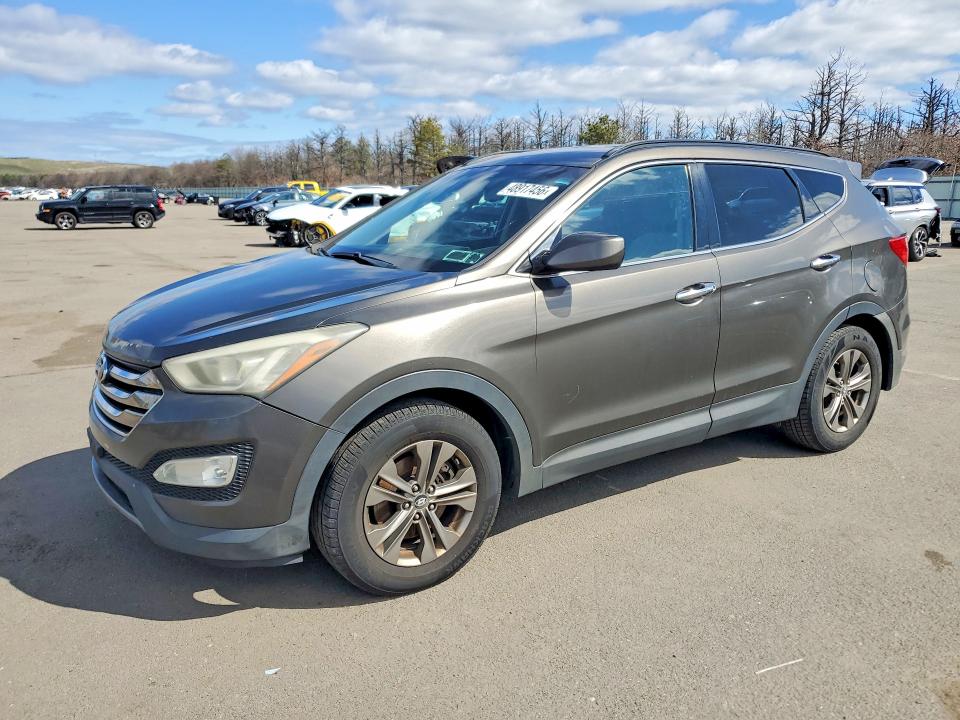 2013 Hyundai Santa fe VIN 5XYZU3LB2DG053664 COPART salvage auction — MINOR DENT/SCRATCHES, NY - CERT OF TITLE W/UNSATISFD LIEN, sold $1,000 on 2026-07-27 (photo 1)