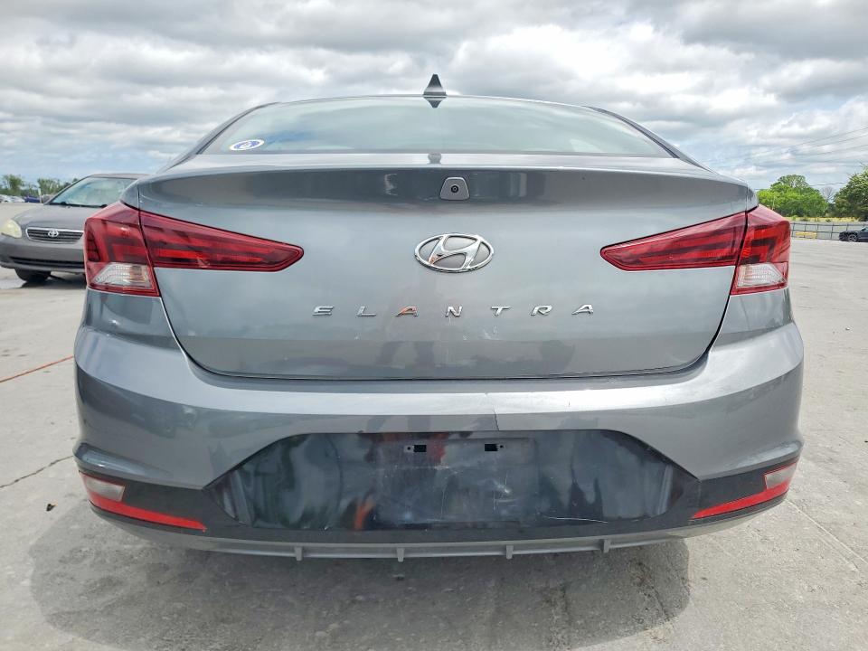 2019 Hyundai Elantra VIN KMHD84LF2KU744207 COPART salvage auction — FRONT END, Tn - Salvage Certificate, sold $625 on 2026-07-20 (photo 6)