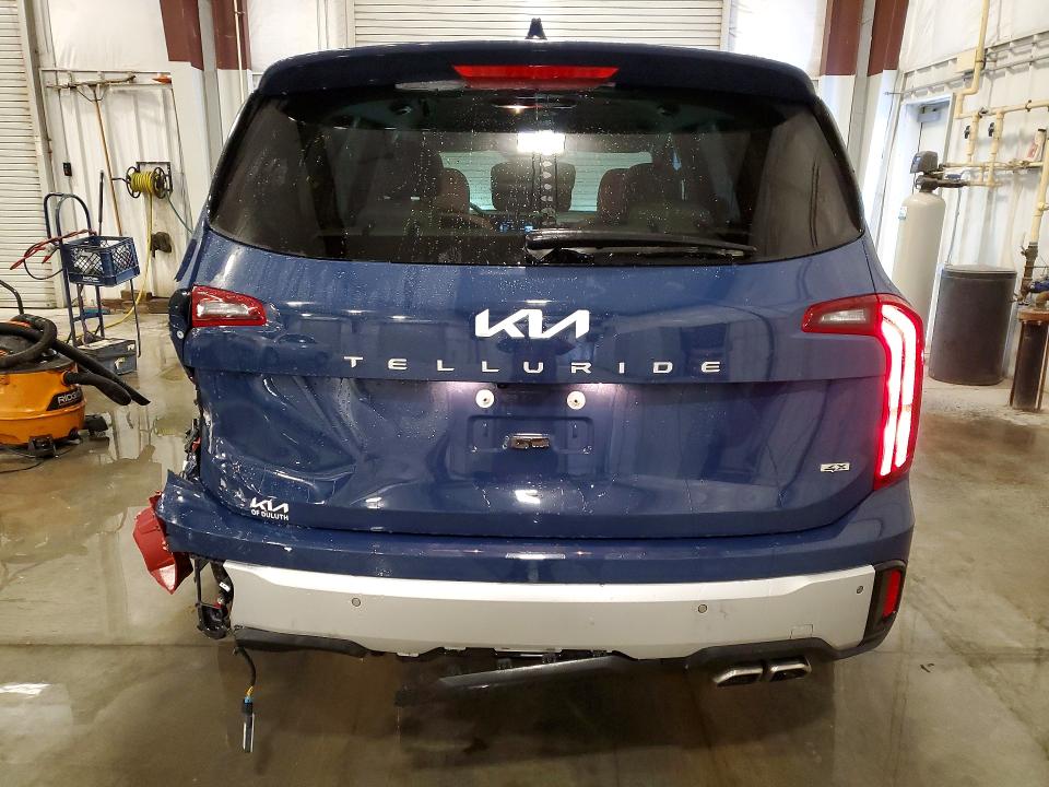 2024 Kia Telluride VIN 5XYP6DGC0RG531985 COPART salvage auction — REAR END, Mn - Cert Of Title-Salvage, sold $12,900 on 2026-07-06 (photo 6)