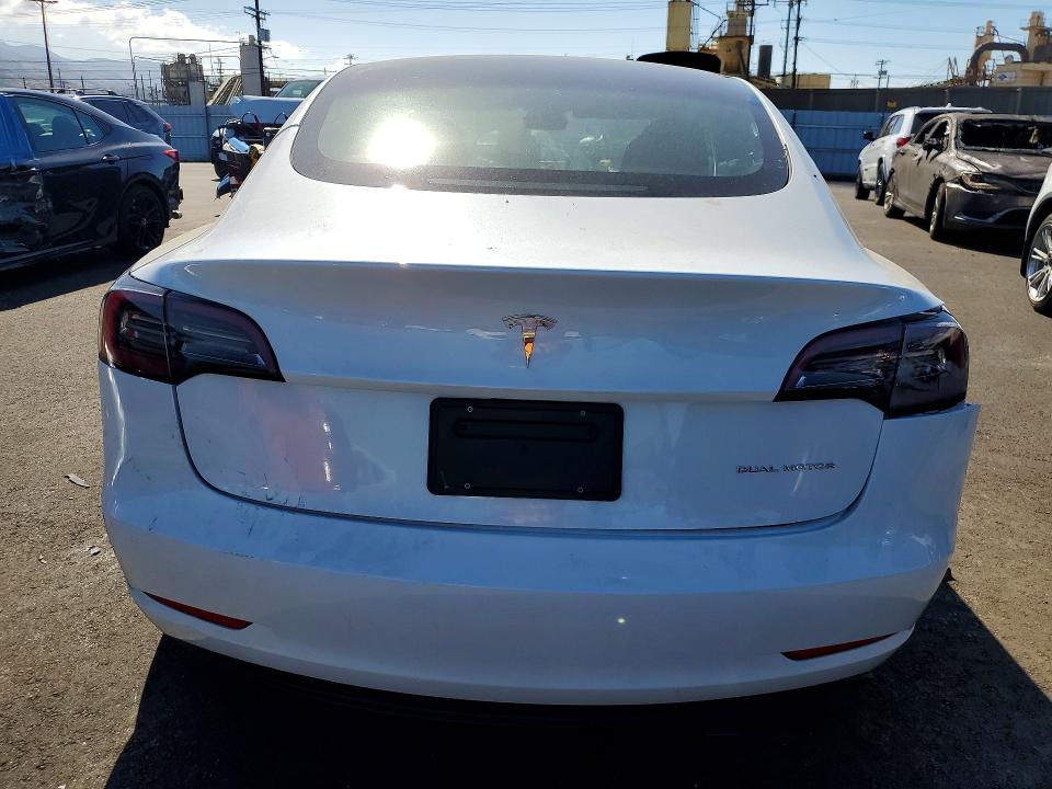 2023 Tesla Model 3 VIN 5YJ3E1EBXPF695517 COPART salvage auction — REAR END, Salvage Title, sold $9,200 on 2026-07-15 (photo 6)