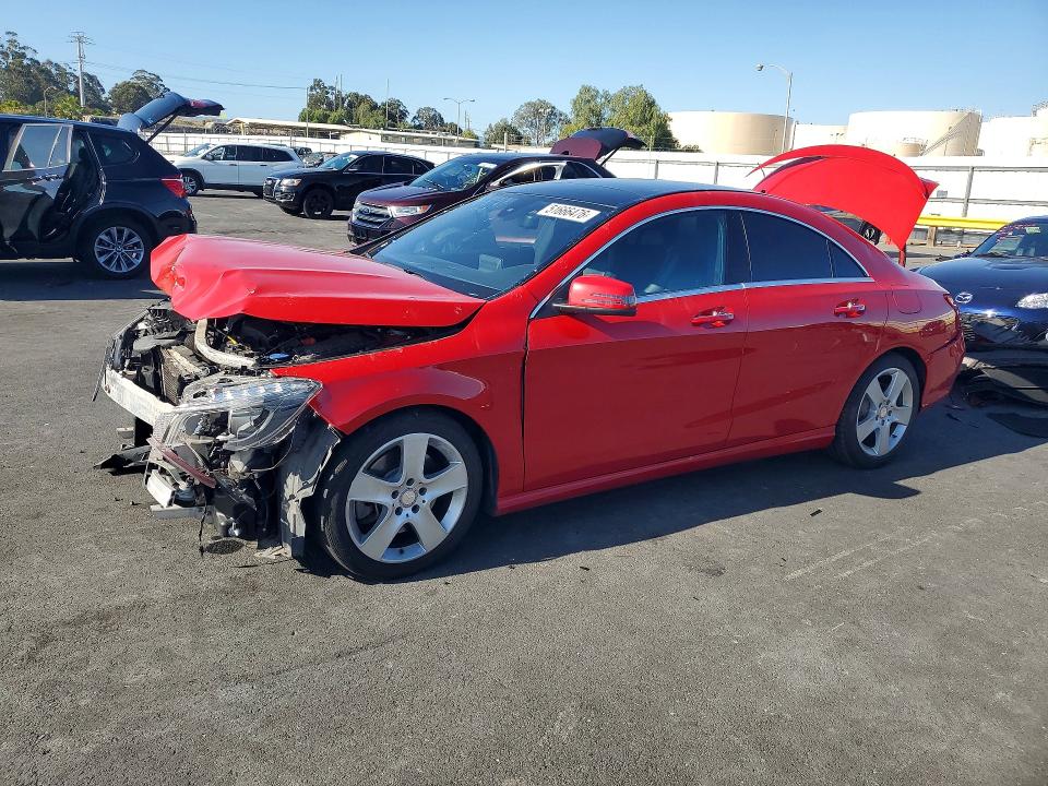 2016 Mercedes-benz Cla-klasse VIN WDDSJ4EBXGN311249 COPART salvage auction — FRONT END, Ca - Salvage Certificate, sold $800 on 2026-08-10 (photo 1)