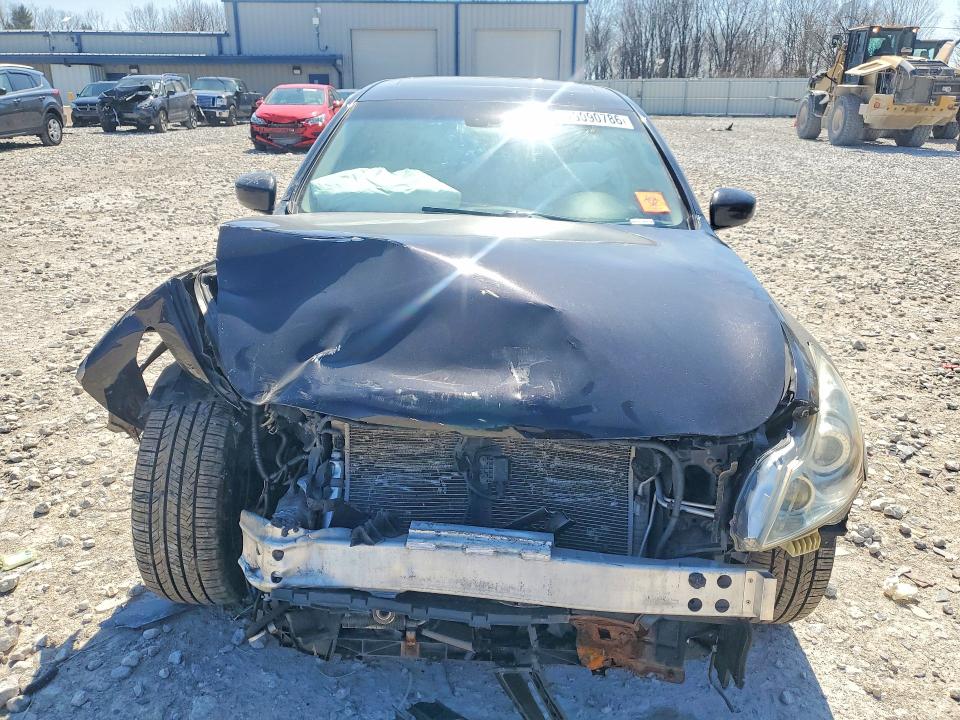 2013 Infiniti G VIN JN1CV6AR2DM350553 COPART salvage auction — FRONT END, Mi - Certificate Of Title, sold $175 on 2026-07-23 (photo 5)