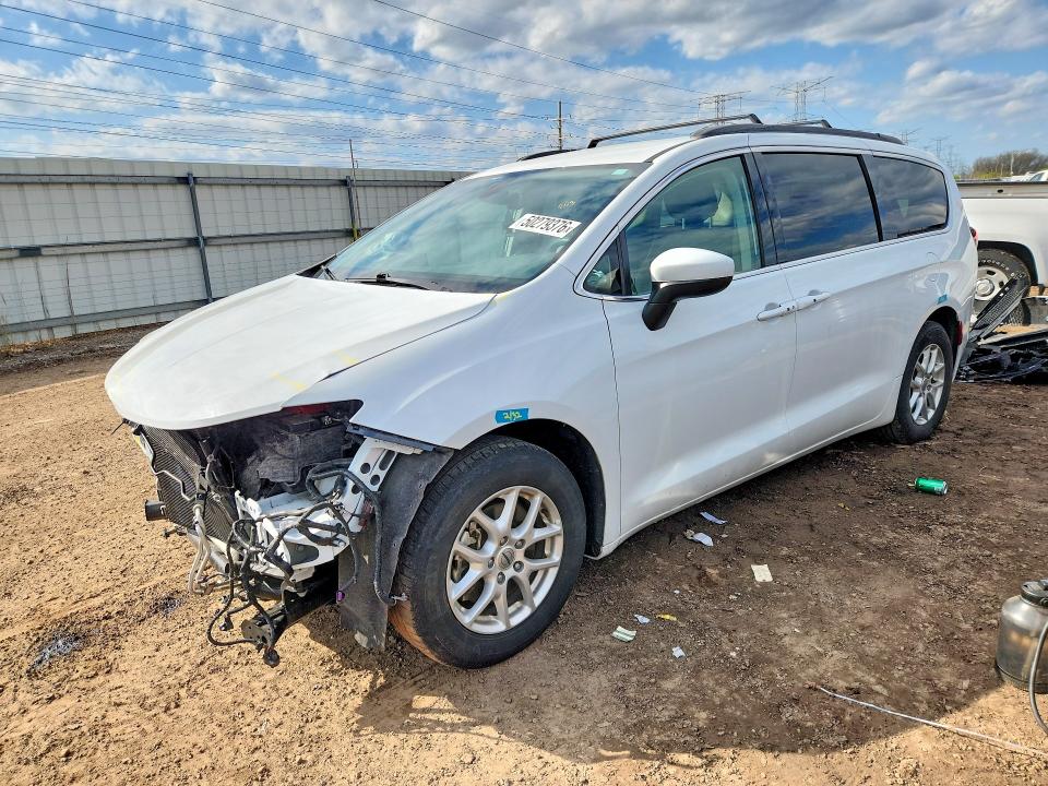 2021 Chrysler Voyager VIN 2C4RC1DG2MR512737 COPART salvage auction — FRONT END, Il - Salvage Certificate, sold $2,400 on 2026-07-09 (photo 1)